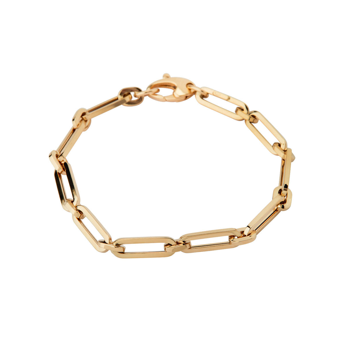 Orbit Armlænke, 14K guld 5,3mm bedde led – Link Bracelets fra Dirks Jewellery | Dirks Jewellery