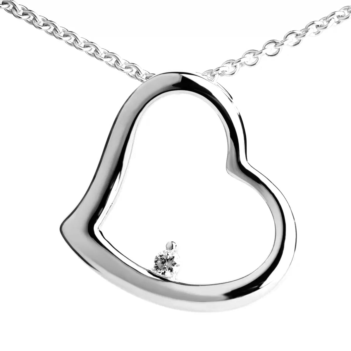 organic hjerte m. brill – fra Dirks Jewellery | Dirks Jewellery