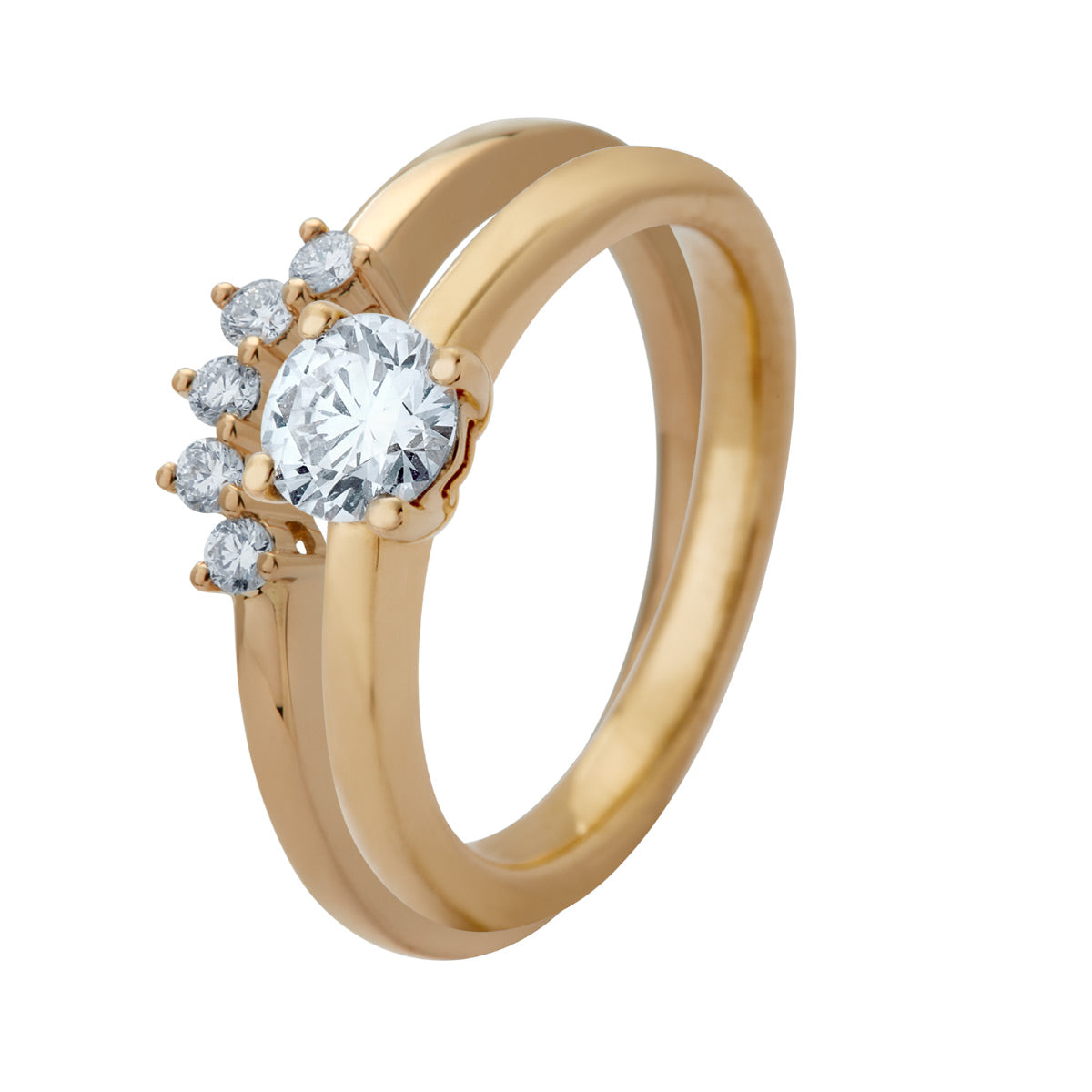 Palm Heart, 18K guld ring m. brillanter – No discount fra Dirks Jewellery | Dirks Jewellery