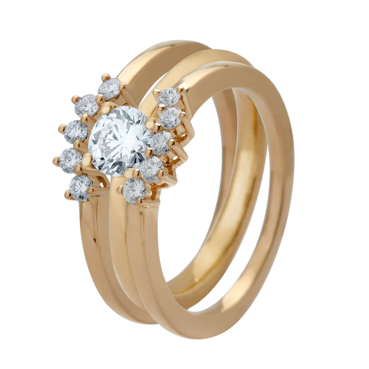 Palm Heart Ring 18K Guld – Ægte håndværk fra Dirks Jewellery