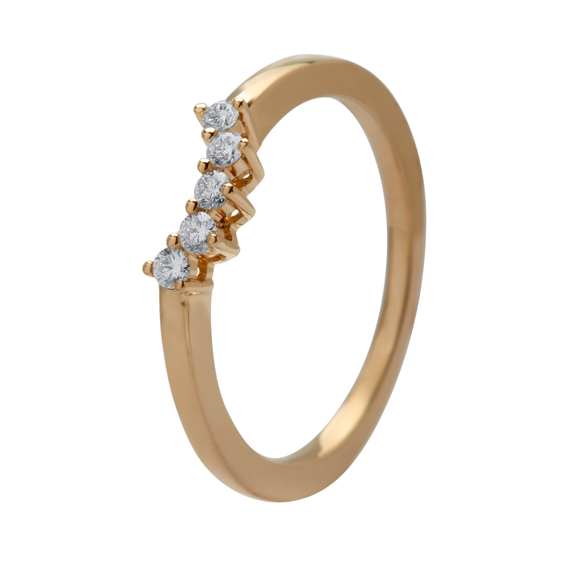 Palm Heart, 18K guld ring m. brillanter – No discount fra Dirks Jewellery | Dirks Jewellery
