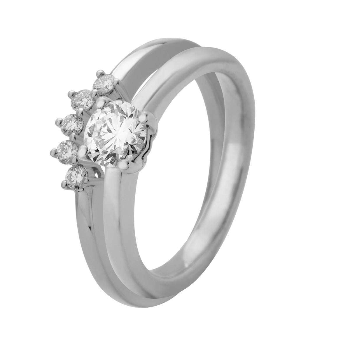 Palm Heart, 18K hvidguldsring m. brillanter – No discount fra Dirks Jewellery | Dirks Jewellery