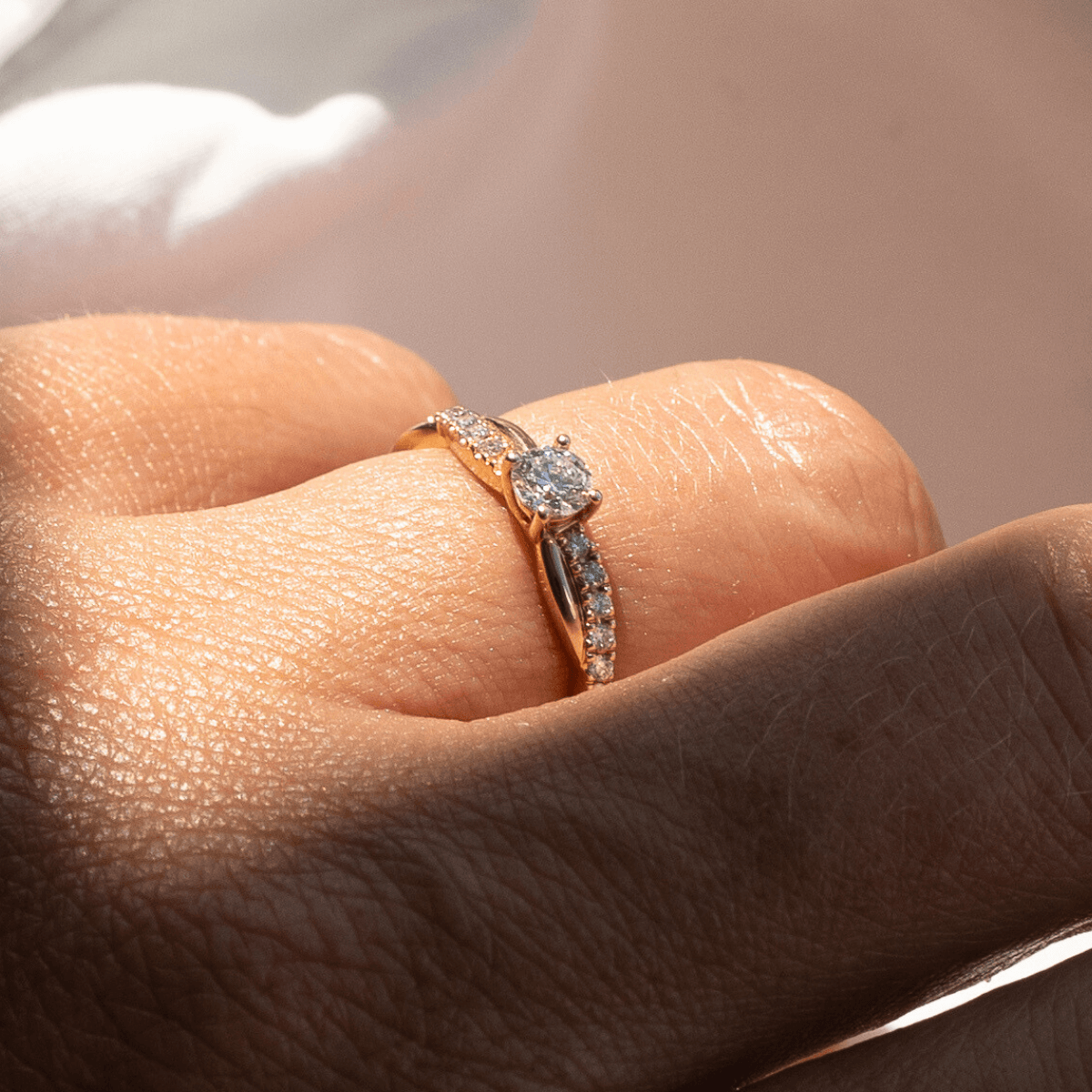 Pollux Ring 14K Gold – Ægte håndværk fra Dirks Jewellery