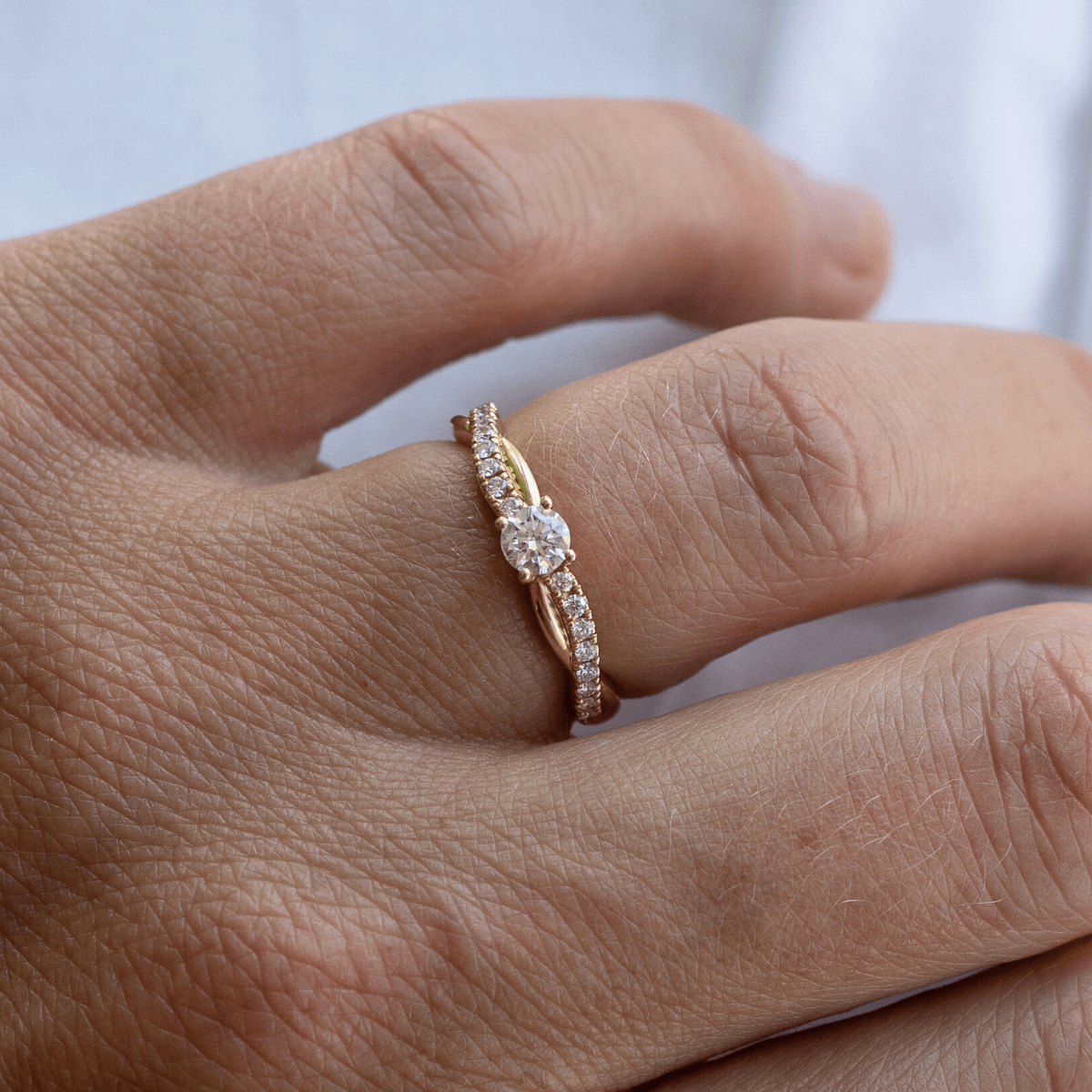 Pollux Ring 14K Gold – Ægte håndværk fra Dirks Jewellery