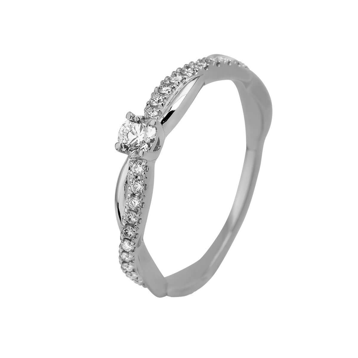 Pollux Ring 14K White Gold – Ægte håndværk fra Dirks Jewellery