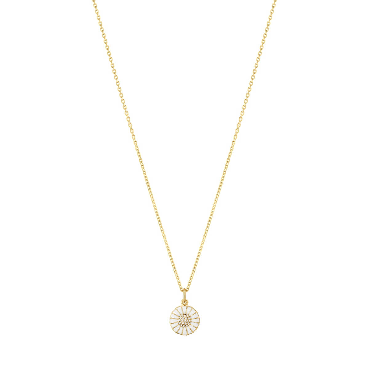 Daisy vedhæng, 11mm forg. – Ægte håndværk fra Dirks Jewellery