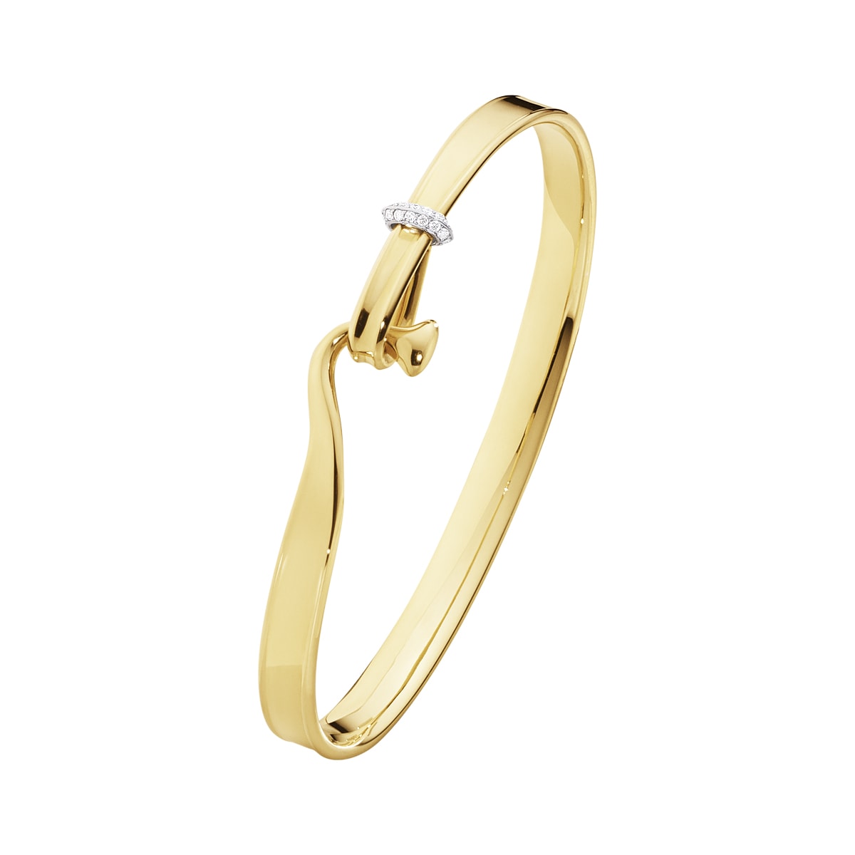 Torun armring, 18K yg, bril – fra Georg Jensen | Dirks Jewellery