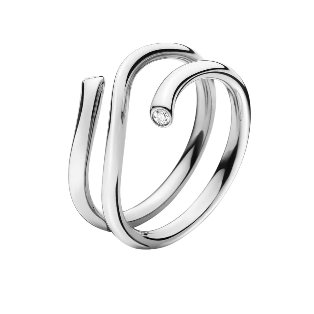 Magic, 18K hvidguld m. brill – Ægte håndværk fra Dirks Jewellery