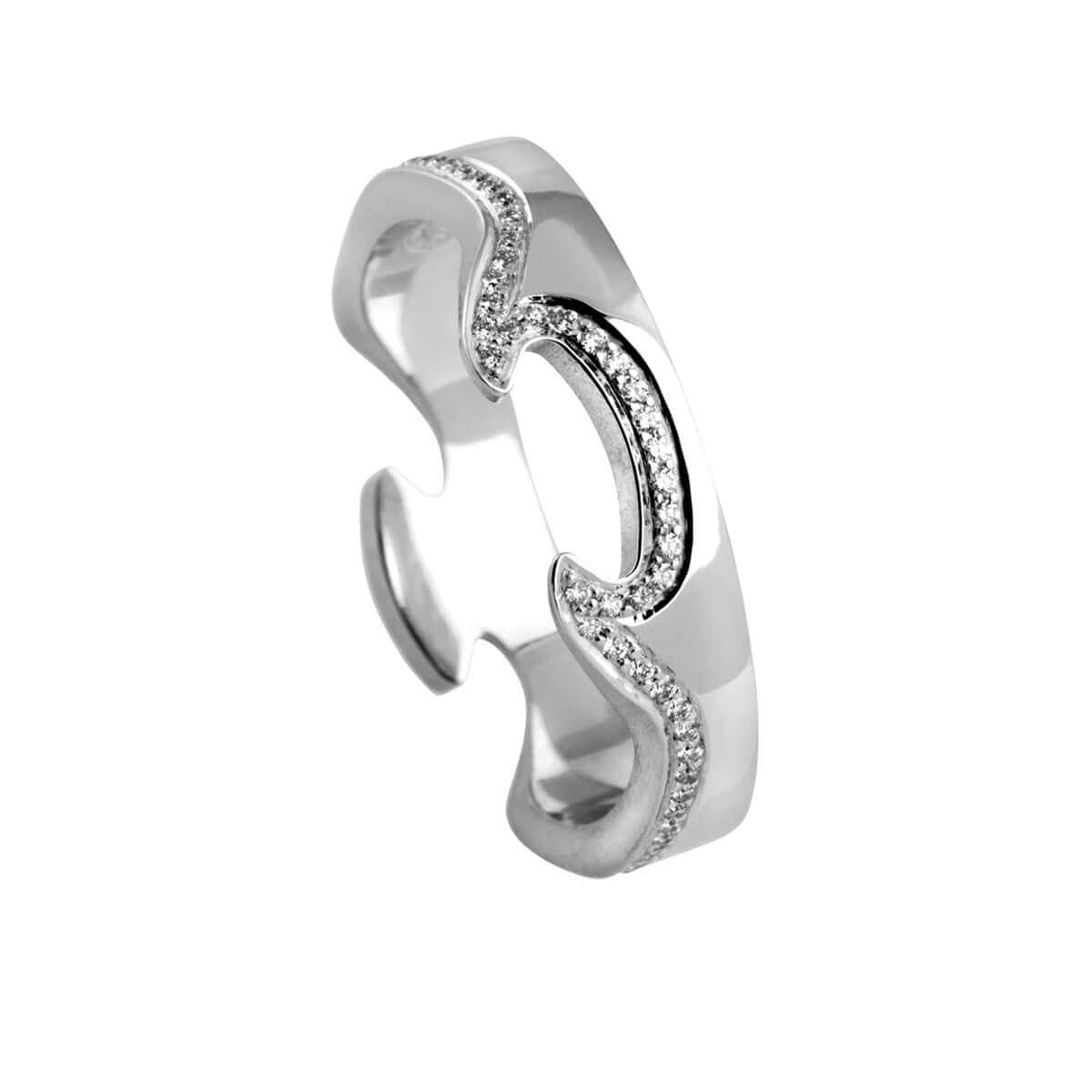 Fusion ende,hvg pavé – Ægte håndværk fra Dirks Jewellery