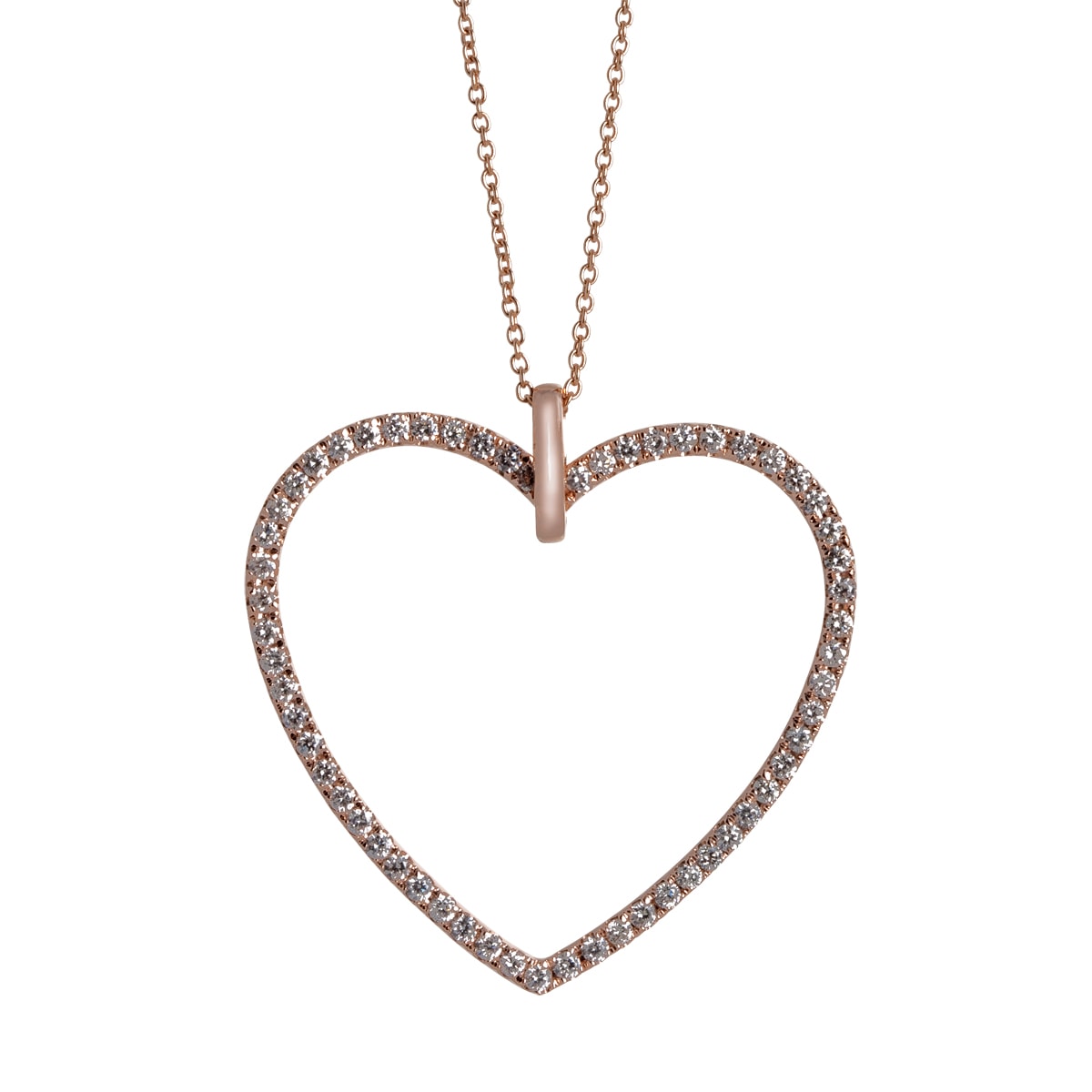 Hjerte Vedhæng 14K Rosaguld – fra Dirks Jewellery | Dirks Jewellery