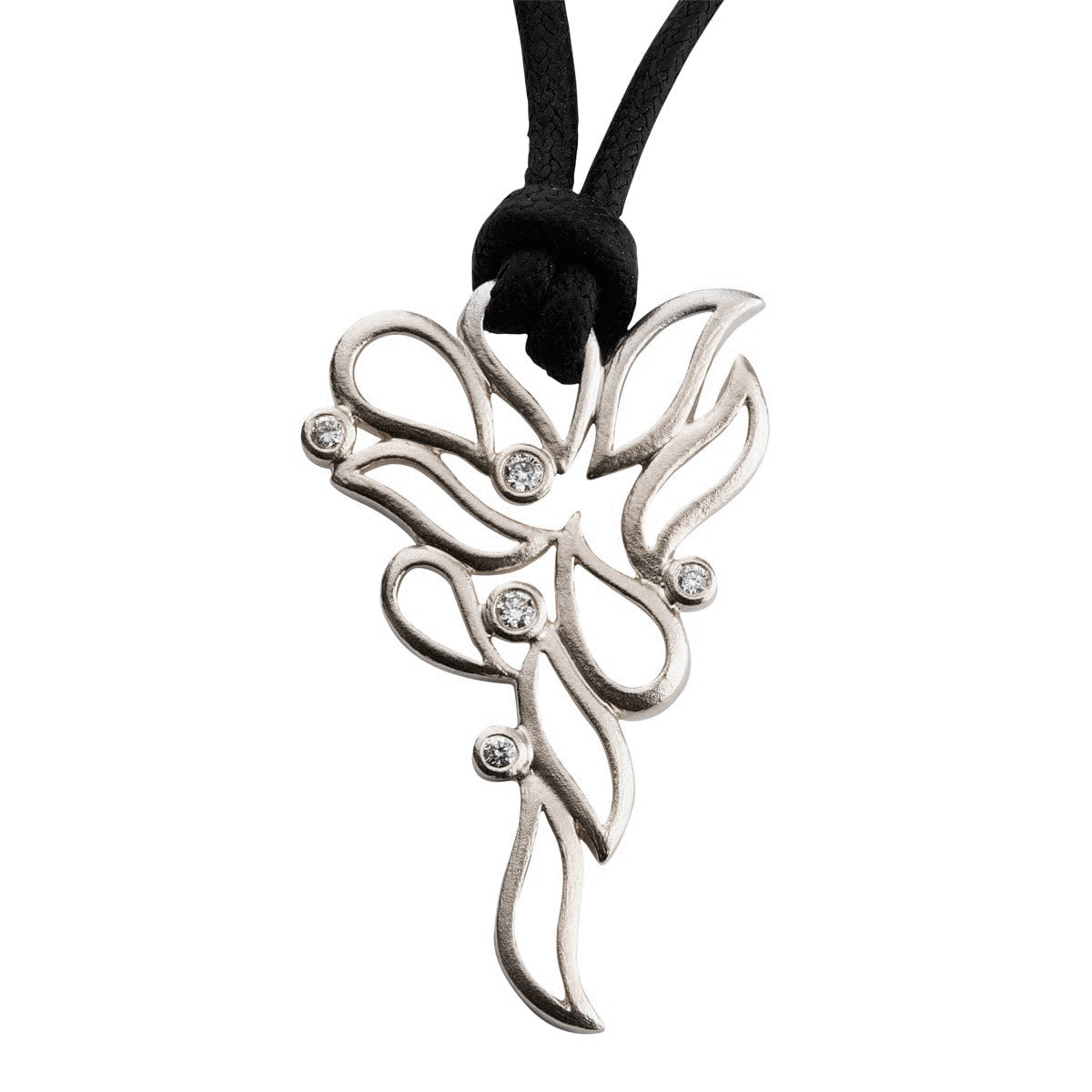 Blomster Vedhæng 14K Hvidguld – fra Dirks Jewellery | Dirks Jewellery