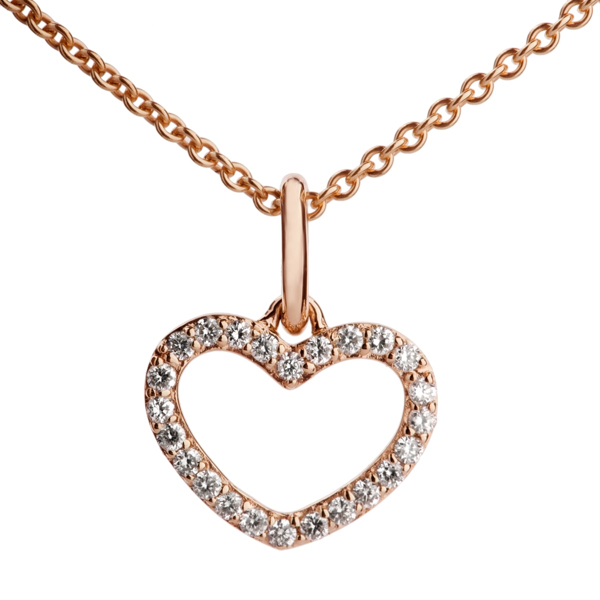 Hjerte, 14K ro – fra Dirks Jewellery | Dirks Jewellery