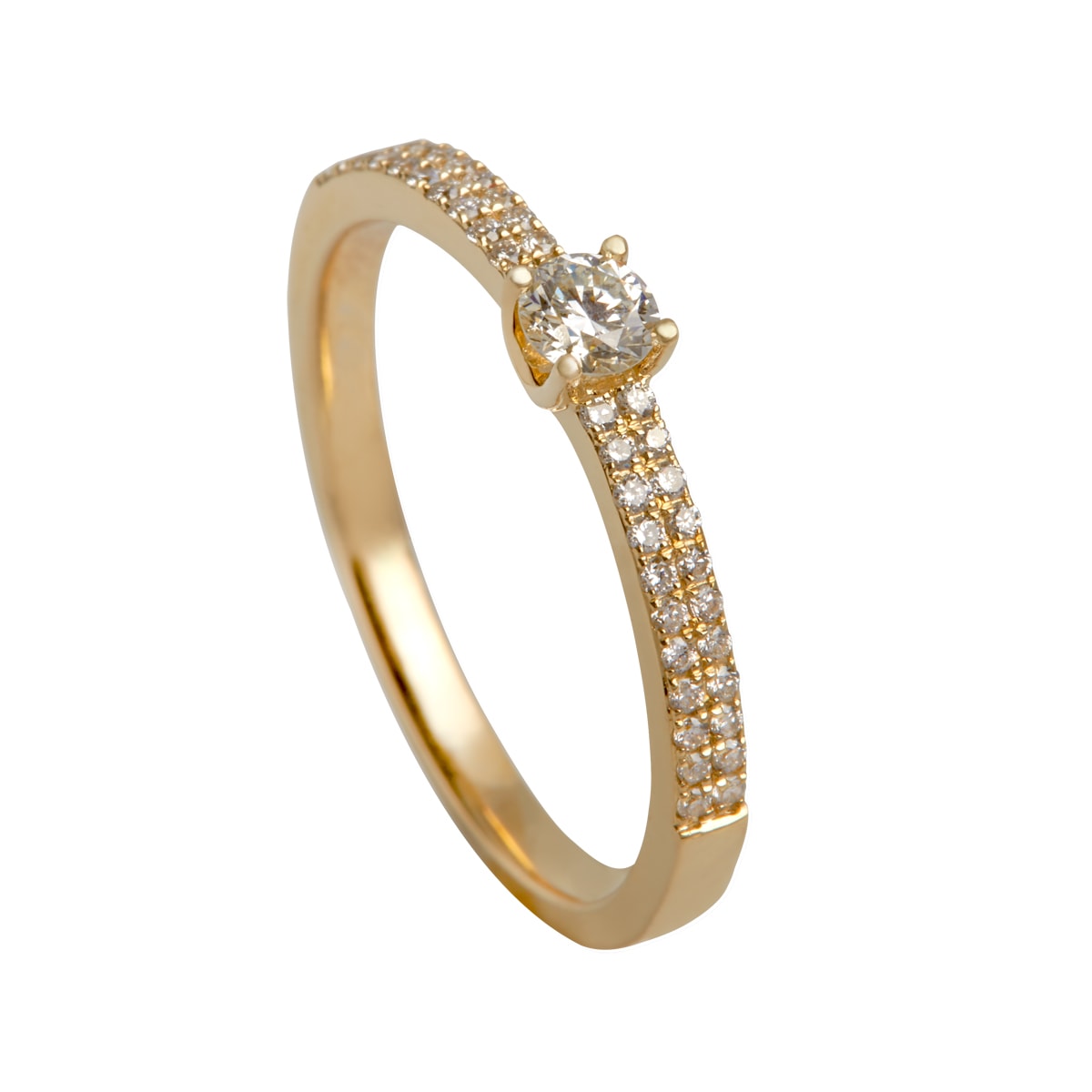 Dream, 14K guldring m. brill – fra Dirks Jewellery | Dirks Jewellery