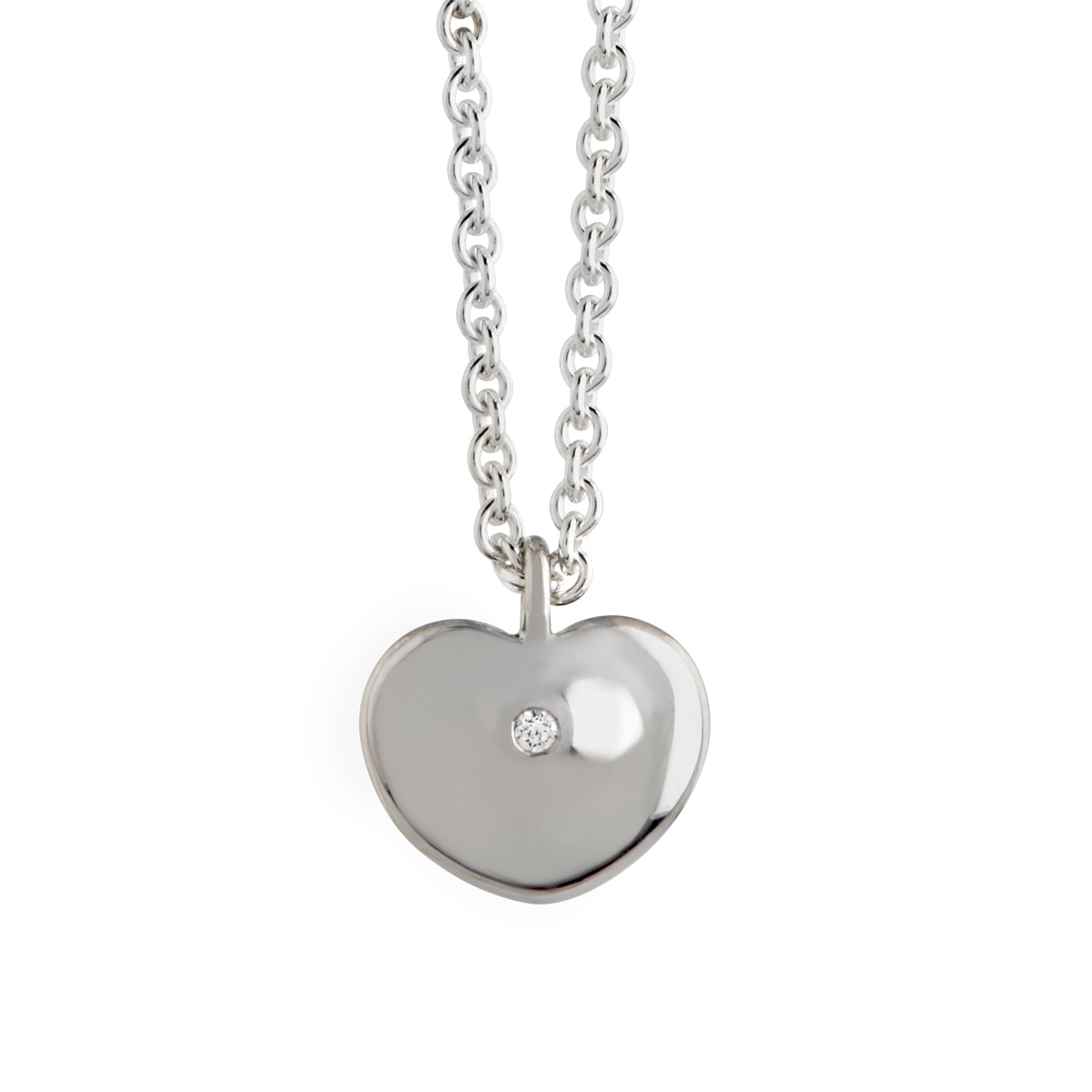 Heart Drop Small Vedhæng Sølv – fra Dirks Jewellery | Dirks Jewellery