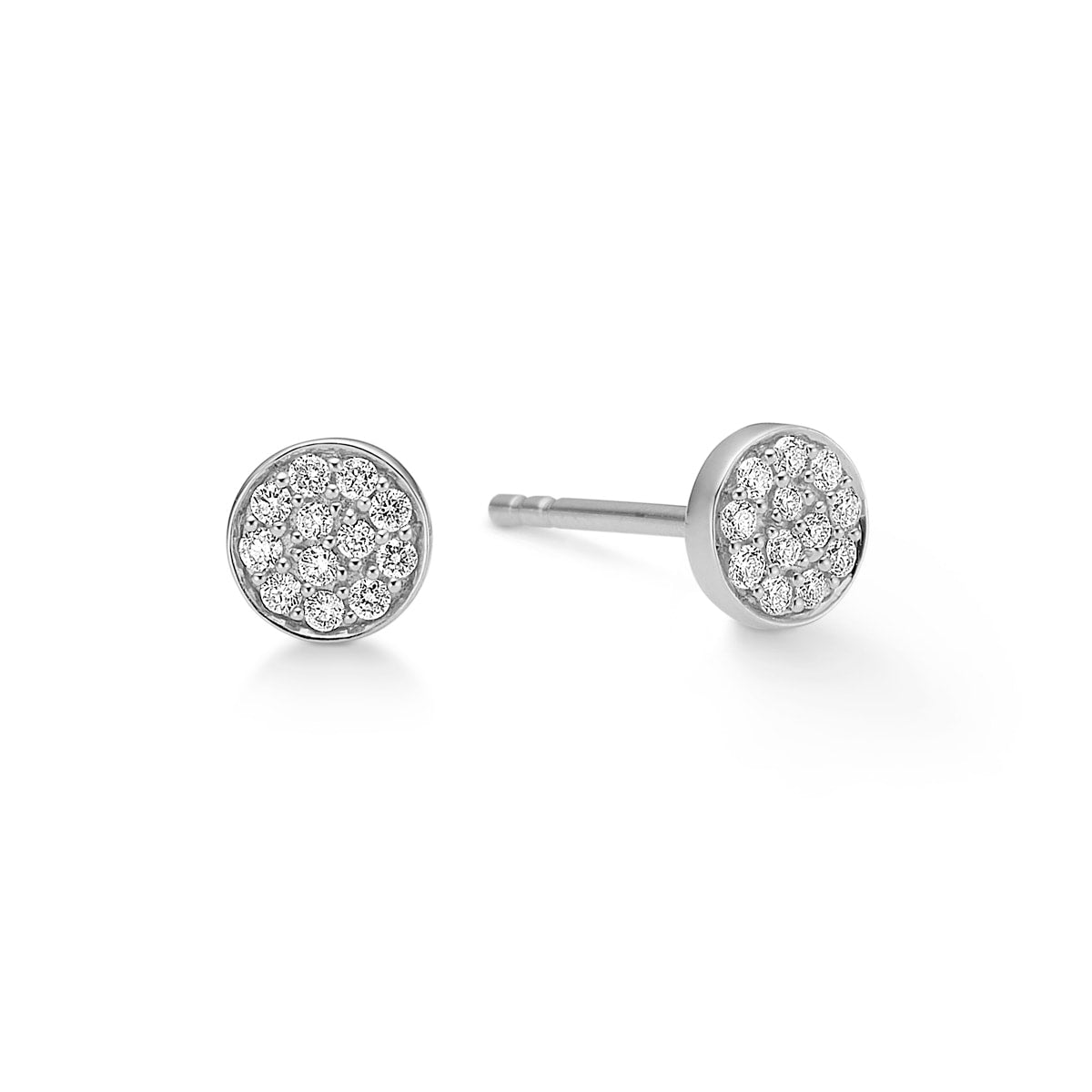 Puzzle, ørestik, 585WG W.SI – fra Dirks Jewellery | Dirks Jewellery