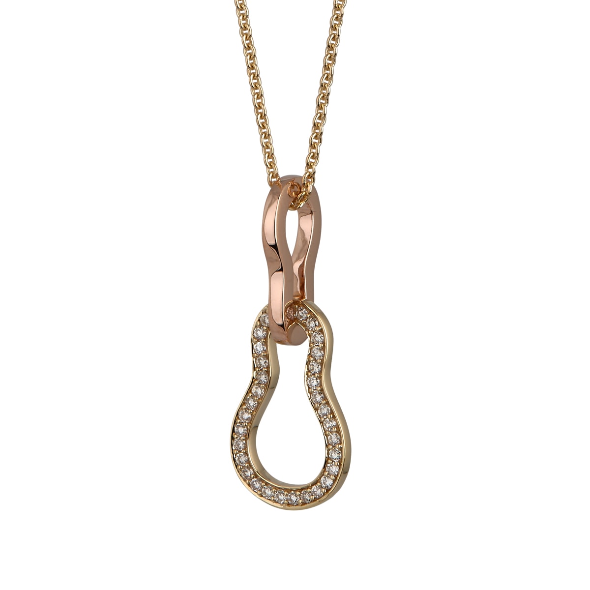 Wulu, collier, 585YG/PG, 45 cm – fra Dirks Jewellery | Dirks Jewellery