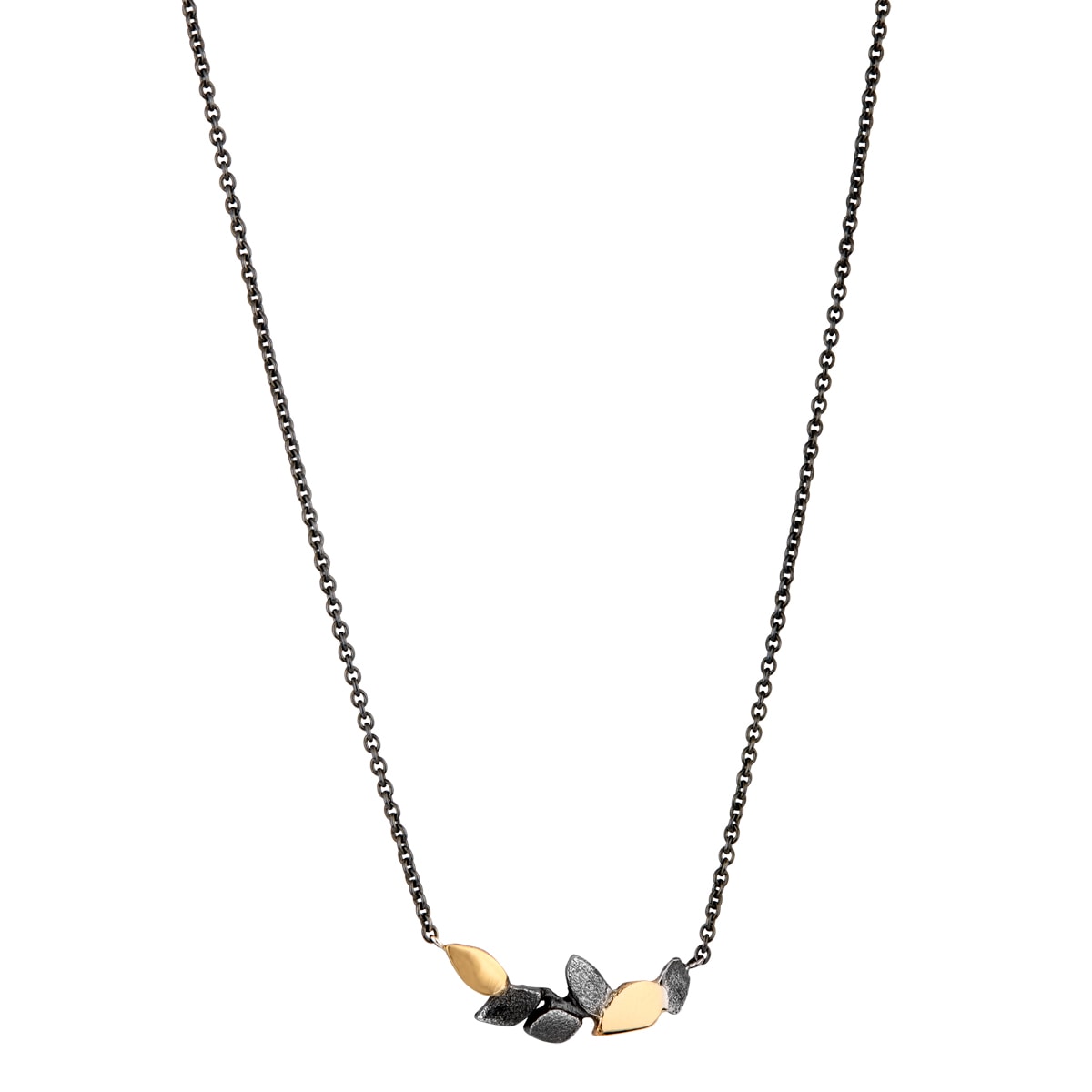 Leaves collier mini 925+585YG – fra Dirks Jewellery | Dirks Jewellery