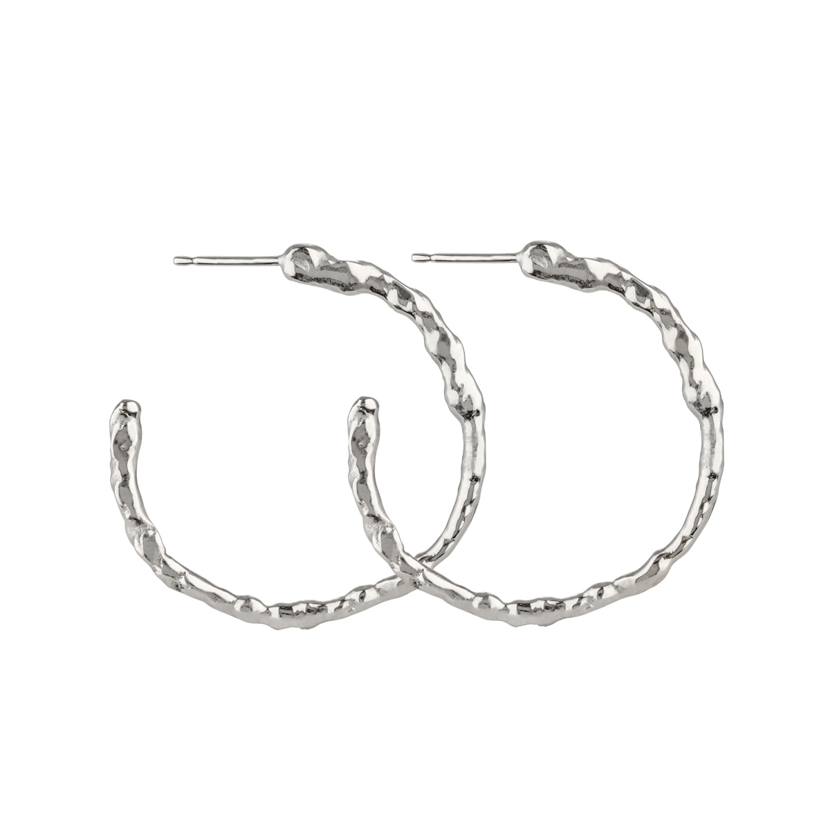 Magma, sølv creoler – fra Dirks Jewellery | Dirks Jewellery