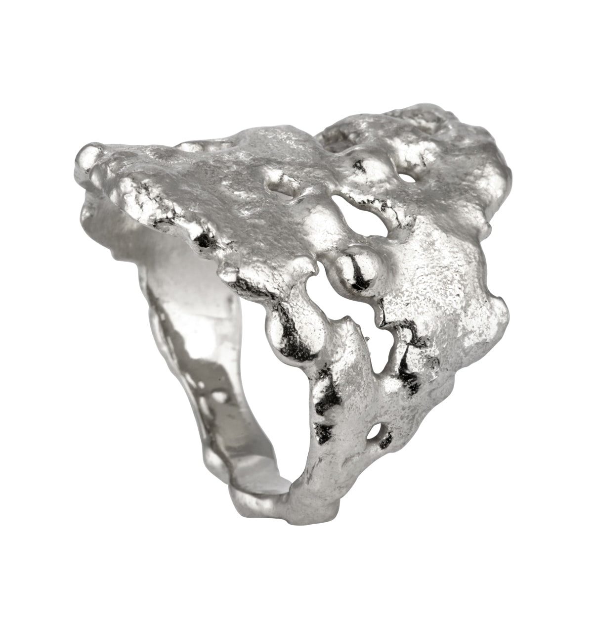 Magma, sølvring, let oxyderet – fra Dirks Jewellery | Dirks Jewellery