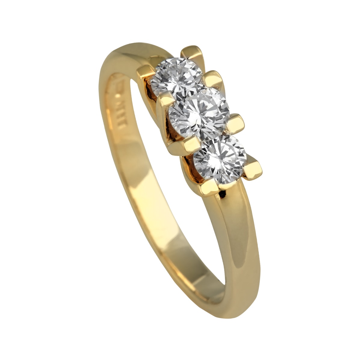 Trio Ring 14K Guld – Promise Rings fra Dirks Jewellery | Dirks Jewellery