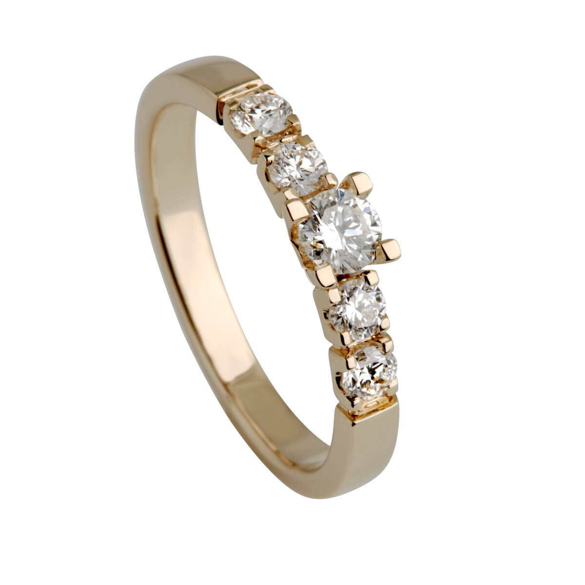 Kvintet Ring 14K Guld – Ægte håndværk fra Dirks Jewellery