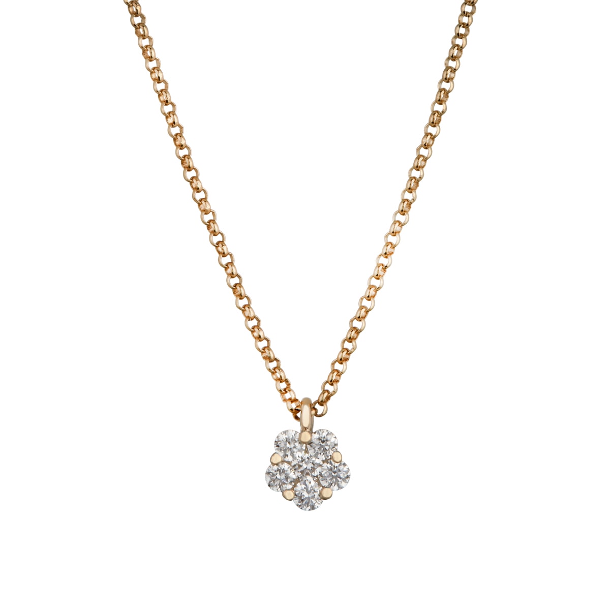 Halo, collier 14K guld m. – fra Dirks Jewellery | Dirks Jewellery