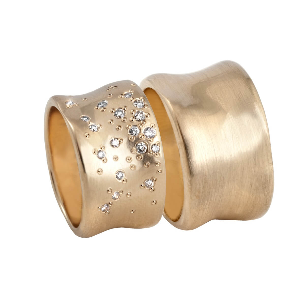 Misty Vielsesringe 14K Guld 12.5 mm.