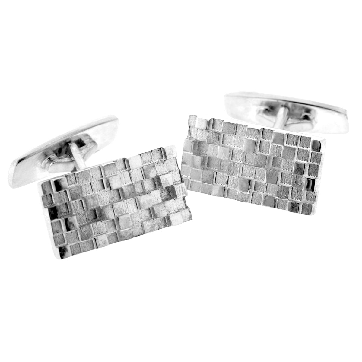 Skyline manchetknap,sølv – fra Dirks Jewellery | Dirks Jewellery