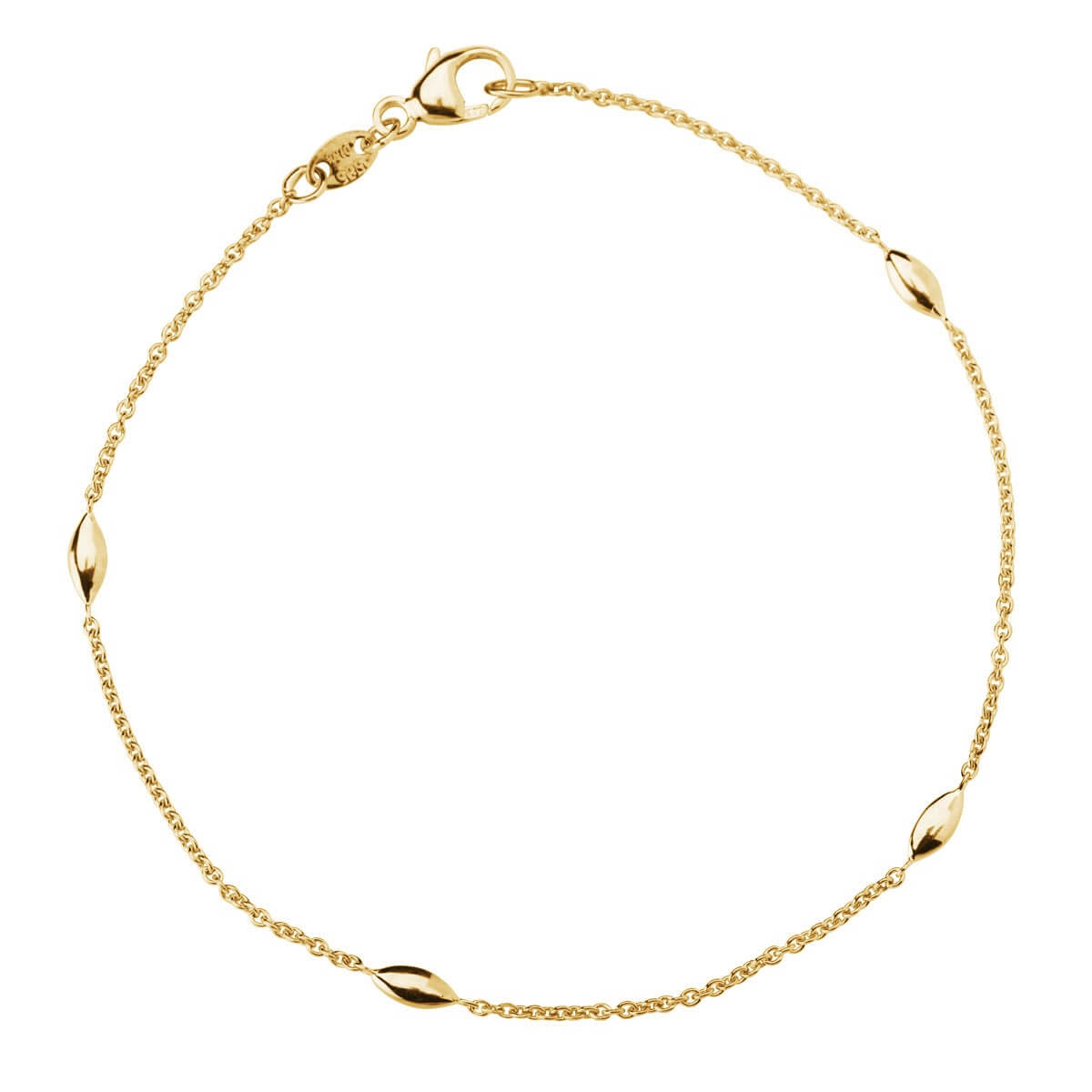 Armlænke 14K Guld Navetter – Ægte håndværk fra Dirks Jewellery