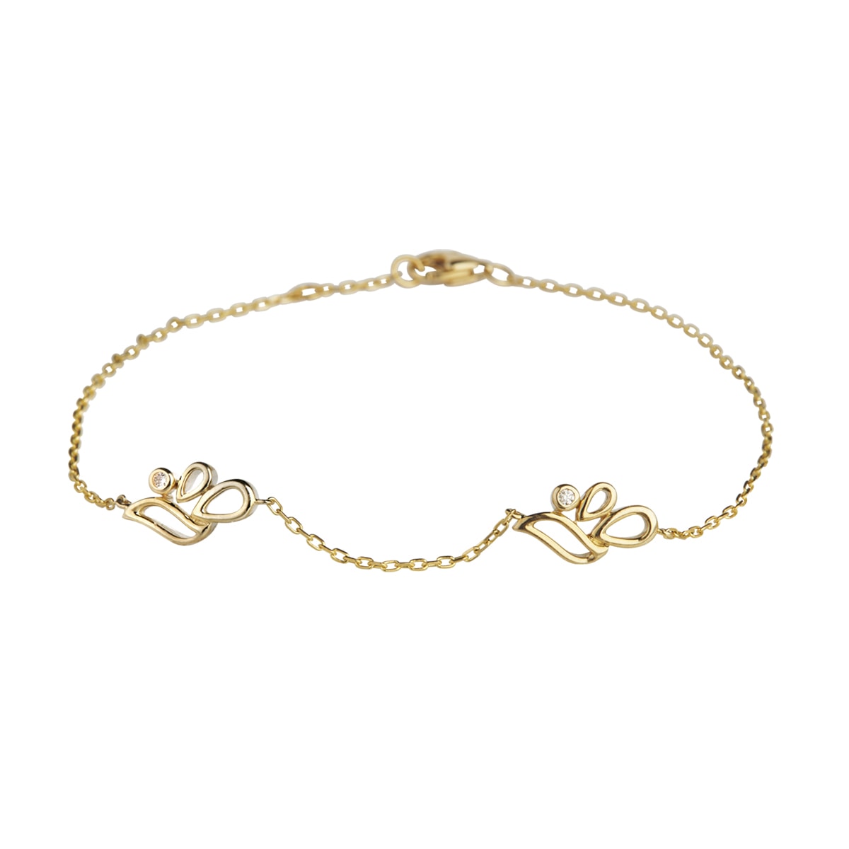 Blomster armlænke, 14K guld – fra Dirks Jewellery | Dirks Jewellery