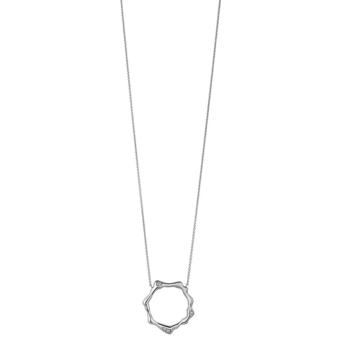 Catch Large Vedhæng 14K Hvidguld – fra Dirks Jewellery | Dirks Jewellery