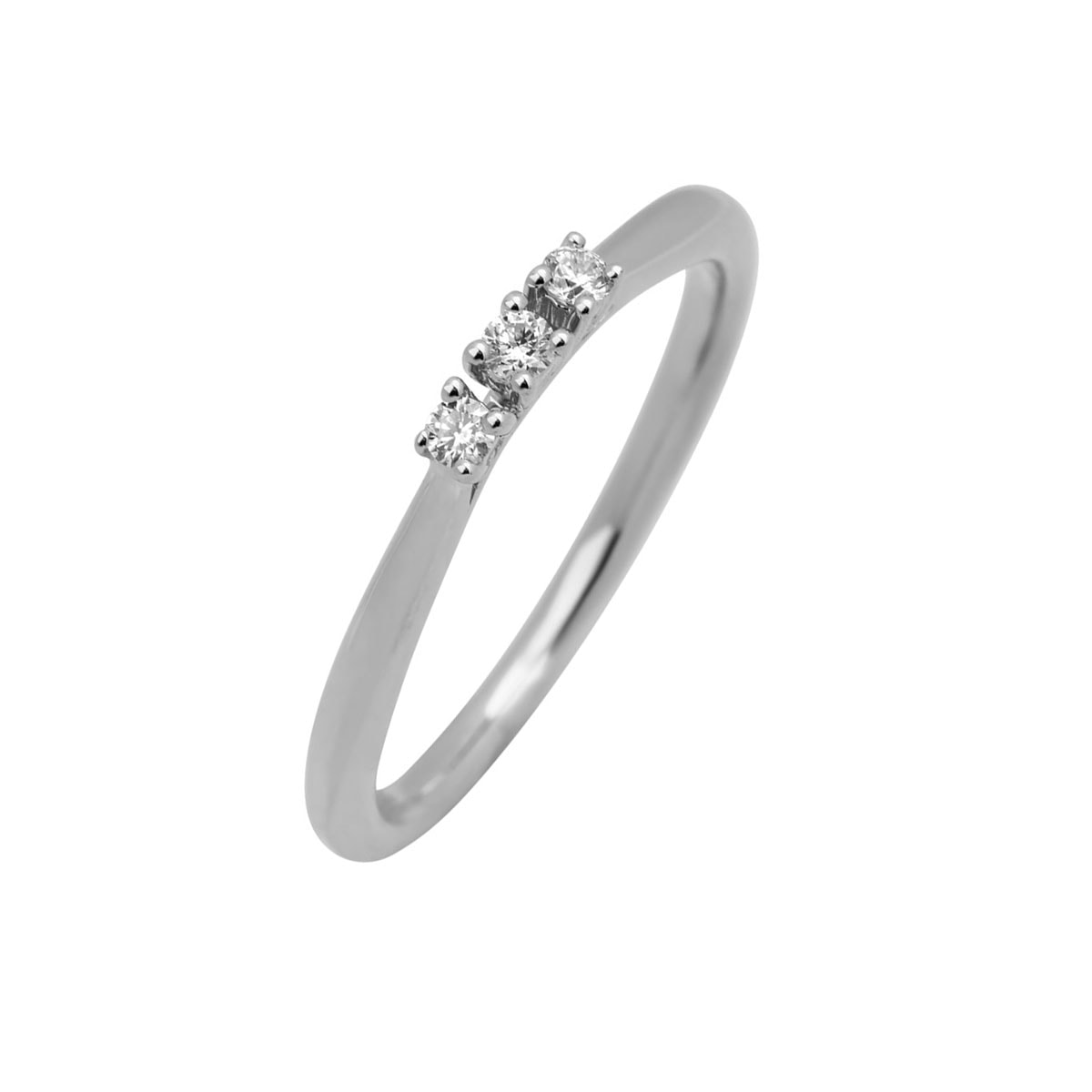 Colorful ring, 14K hvidguld m. brillanter – Promise Rings fra Dirks Jewellery | Dirks Jewellery