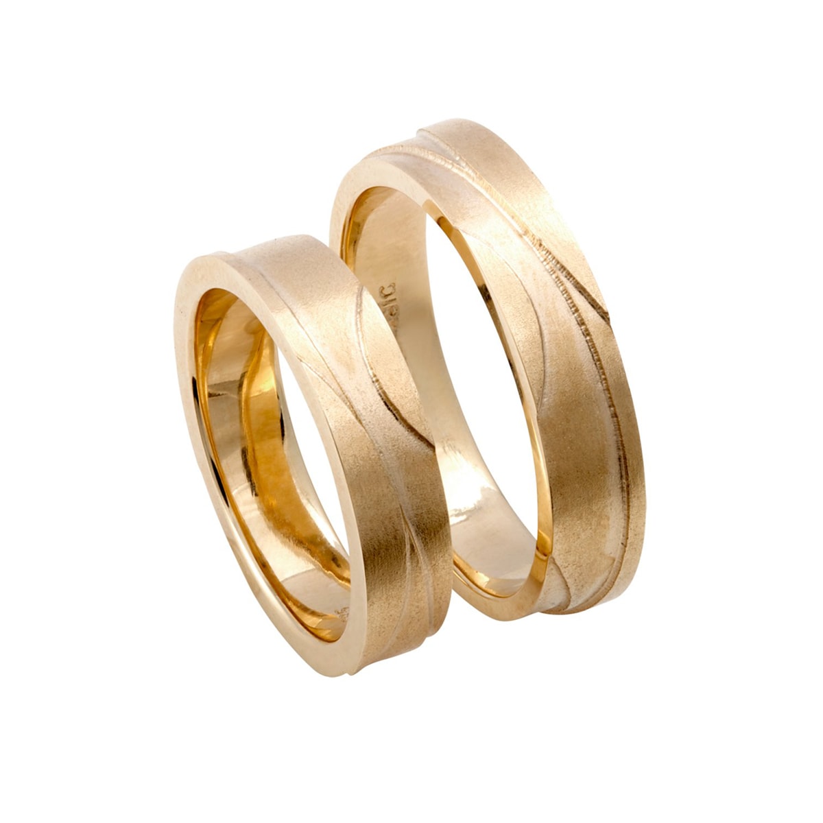 Desert, 14K herrevielsesring – Wedding & Engagement Rings fra Dirks Jewellery | Dirks Jewellery