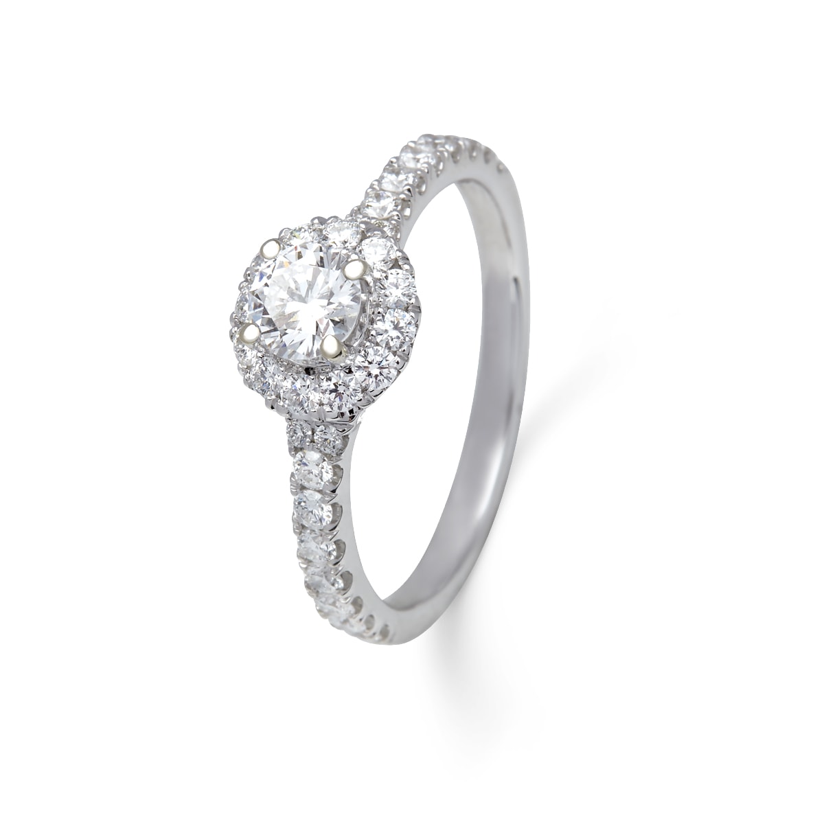 Haloring, 14K hvidguld – fra Dirks Jewellery | Dirks Jewellery