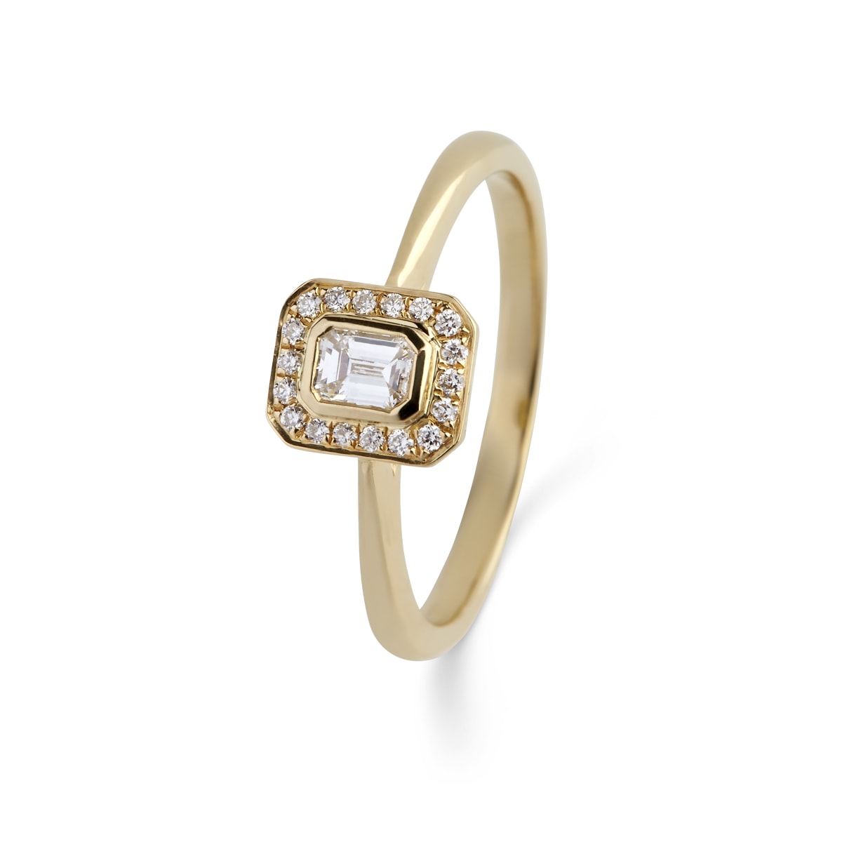 Prisme, ring i 18K guld m. brillanter – fra Dirks Jewellery | Dirks Jewellery