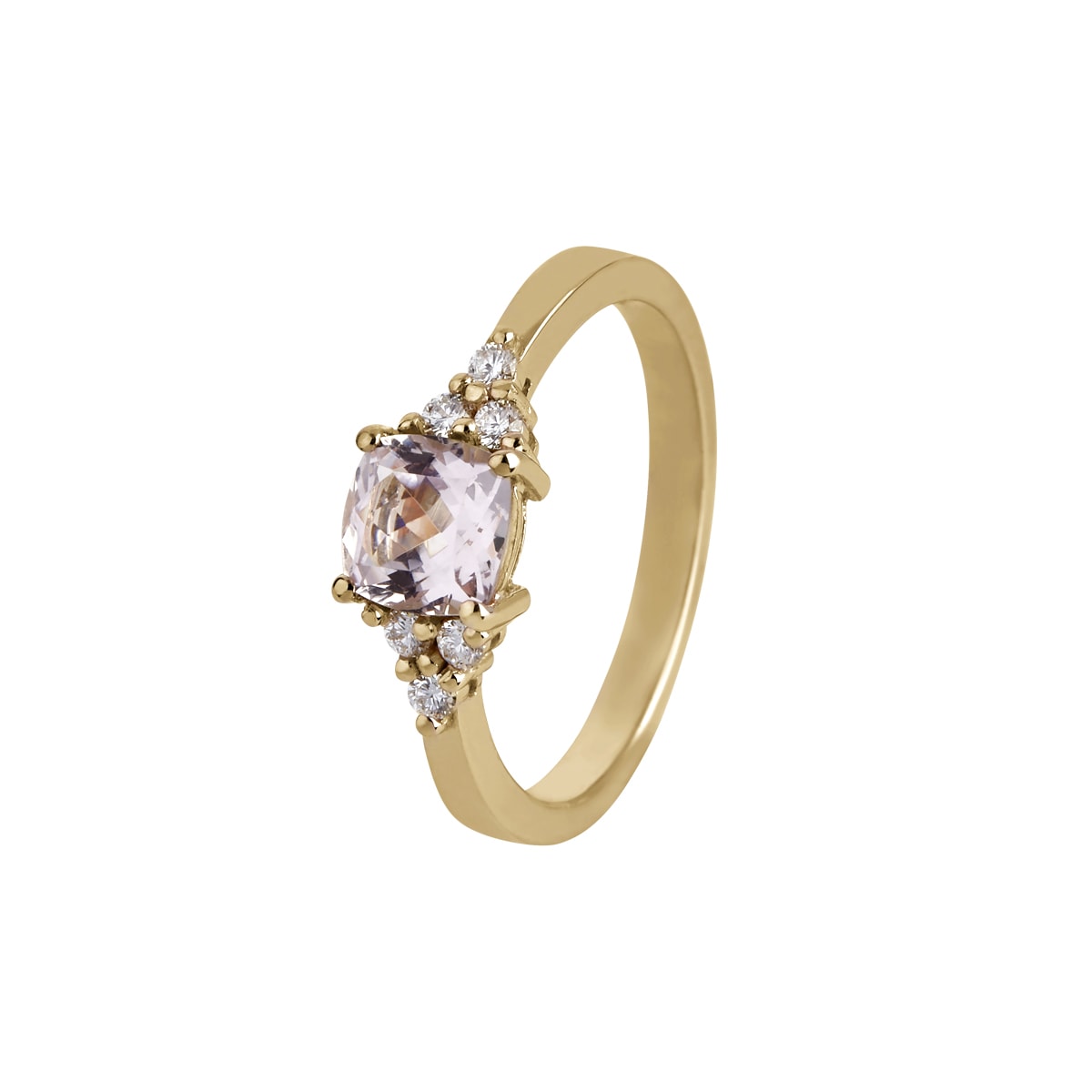 Sputnik, 18K guld m. brillanter og marganite – fra Dirks Jewellery | Dirks Jewellery