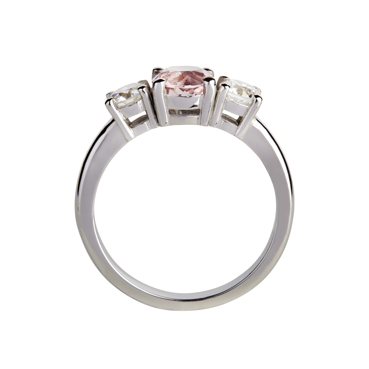 Trilogi Ring 18K Hvidguld – Promise Rings fra Dirks Jewellery | Dirks Jewellery