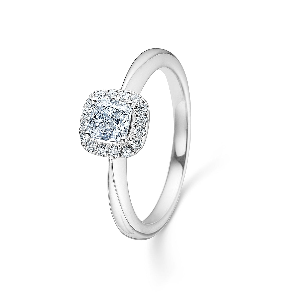 Halo ring, 14 WG – fra Dirks Jewellery | Dirks Jewellery