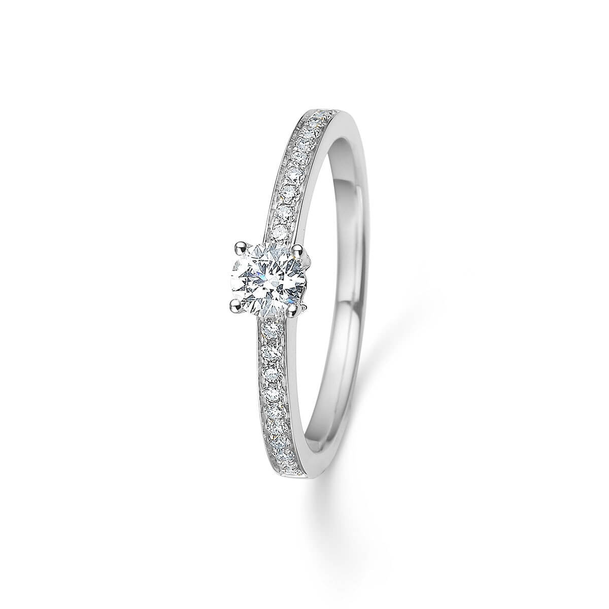 Dreaming Heart ring 18K hvidguld – Ægte håndværk fra Dirks Jewellery