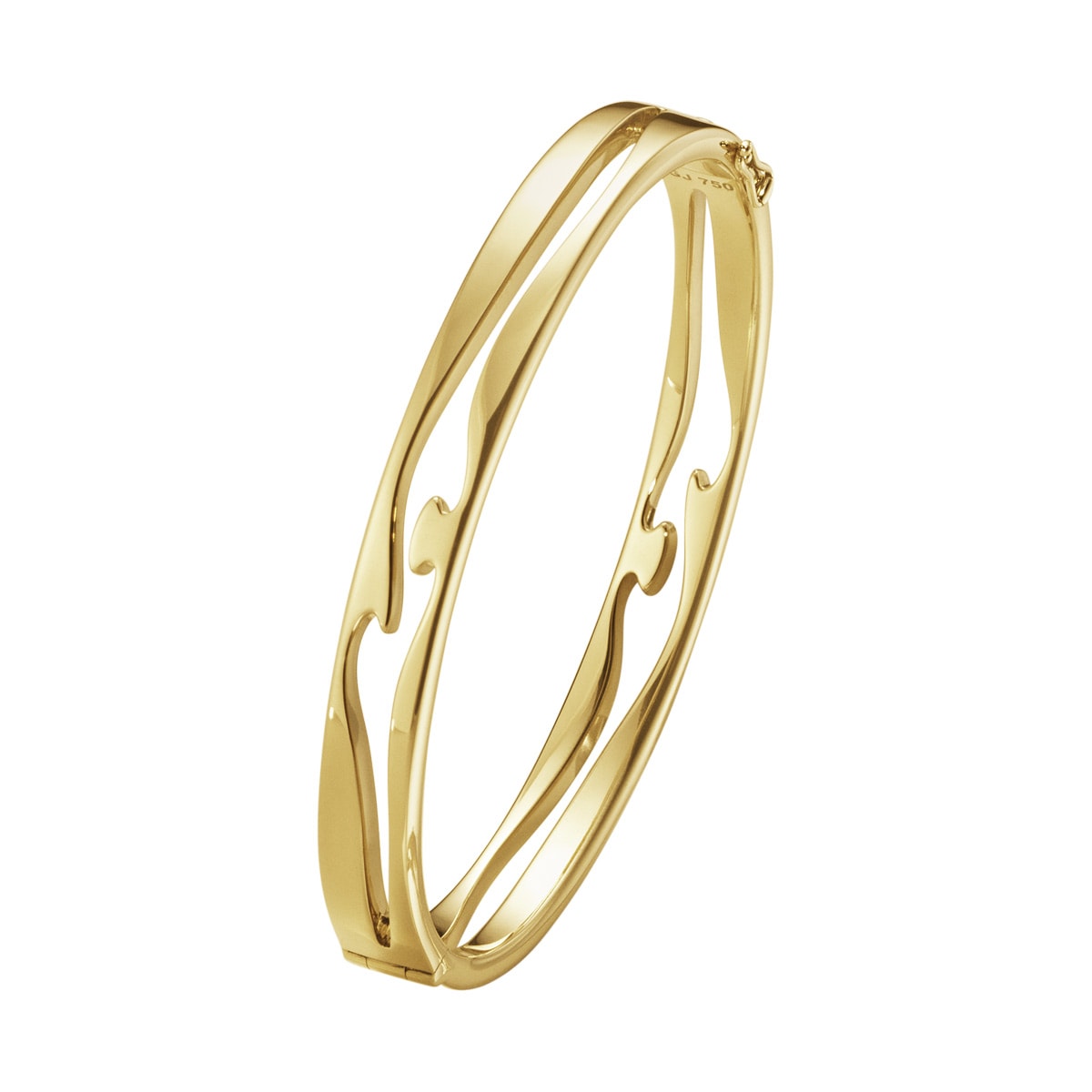 Fusion open bangle, 18K yg – fra Georg Jensen | Dirks Jewellery