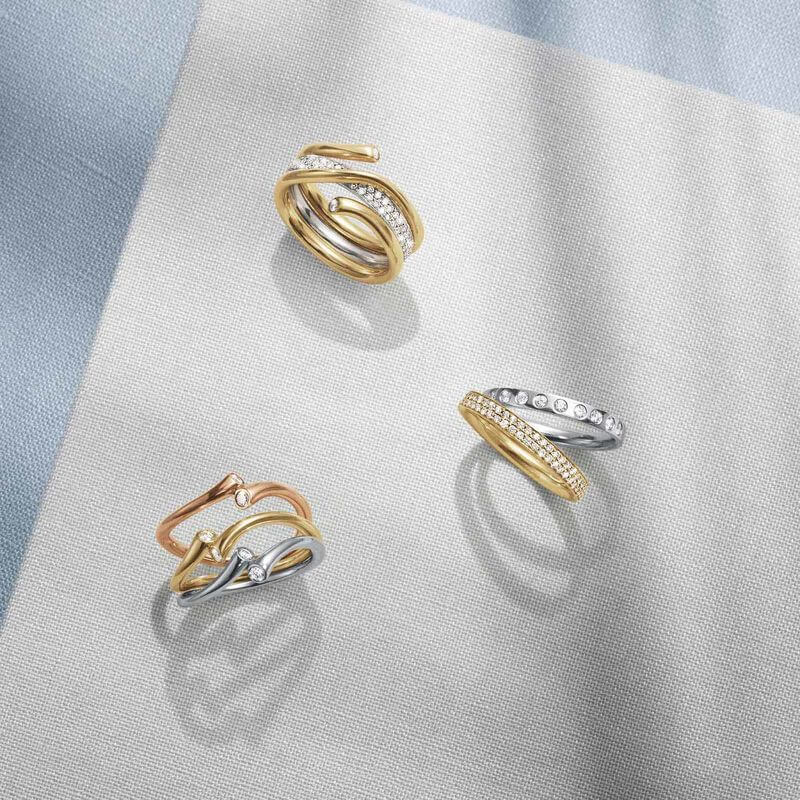 Magic inderring yg pave 0,53ct – Ægte håndværk fra Dirks Jewellery