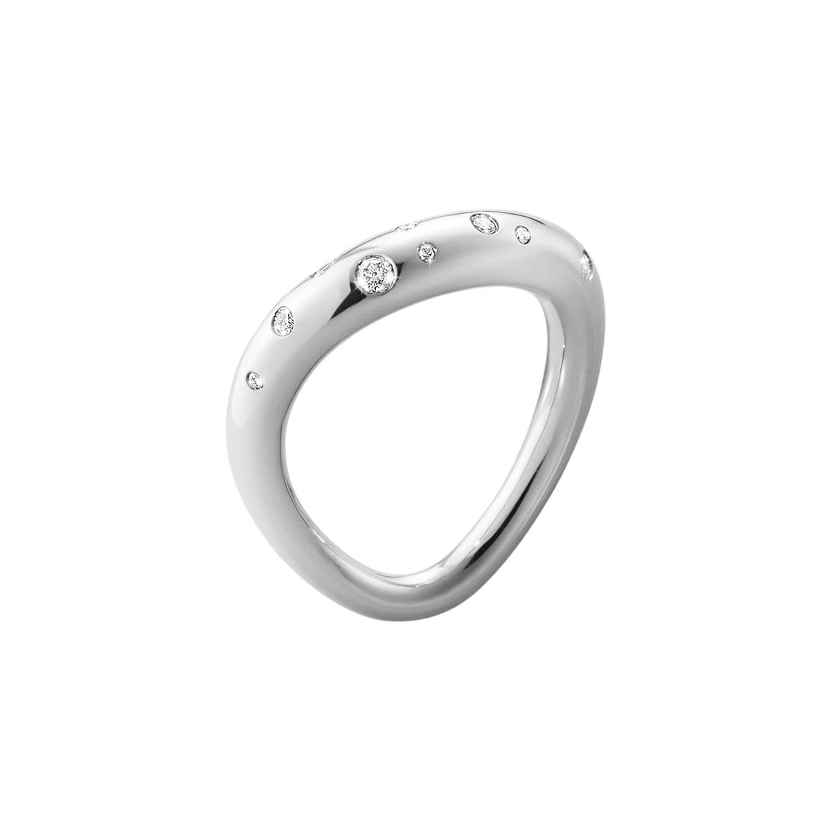Offspring Ring Sølv Brillanter – Ægte håndværk fra Dirks Jewellery
