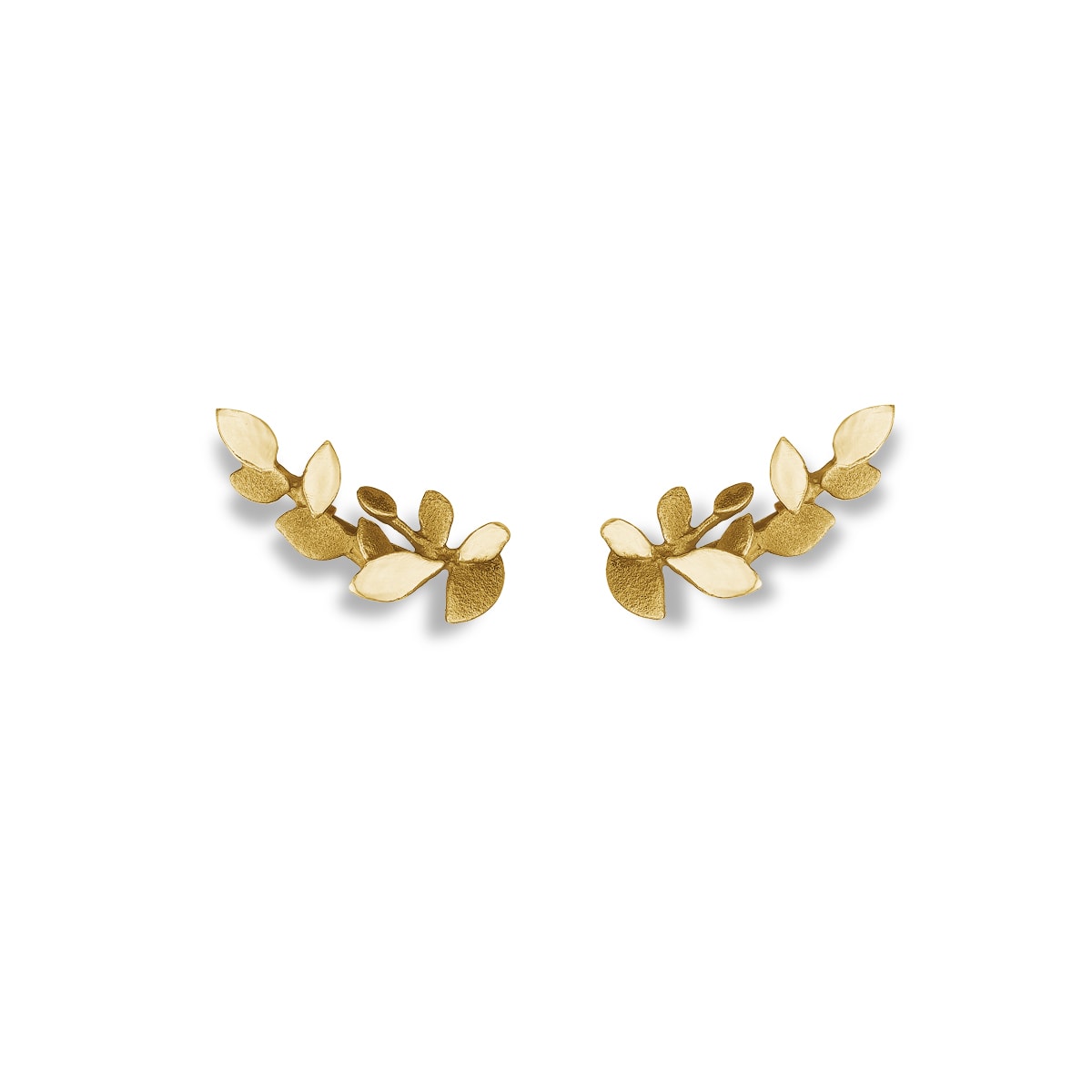 Leaves, ørestik 14K yg – fra Dirks Jewellery | Dirks Jewellery