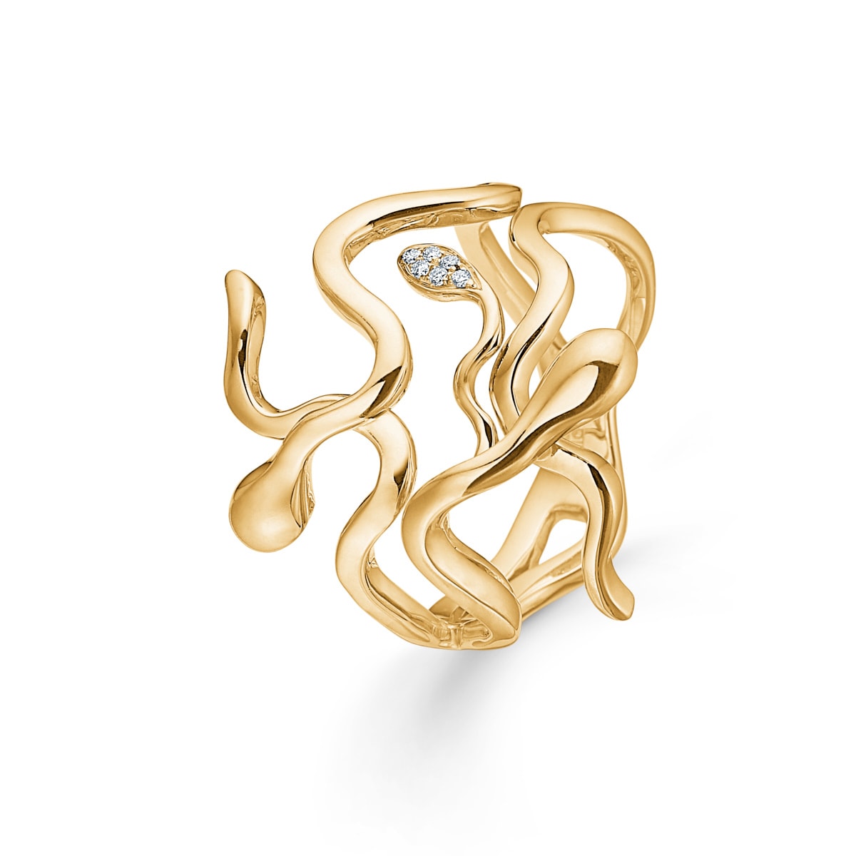 Life, 14K guldring – fra Dirks Jewellery | Dirks Jewellery
