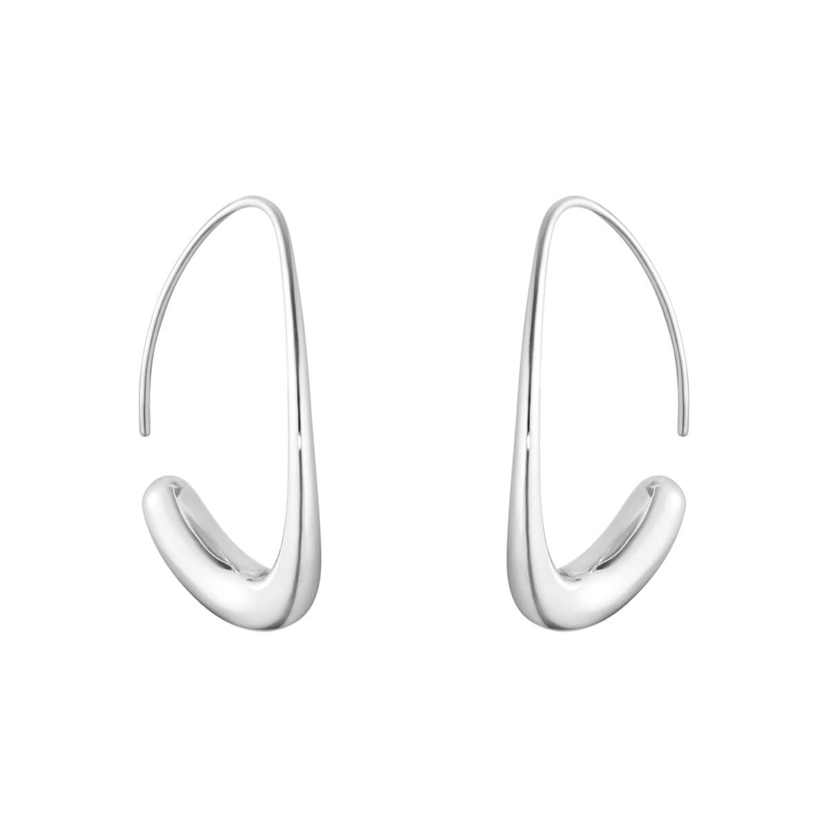 Offspring Åben Øreringe Sølv – Ægte håndværk fra Dirks Jewellery