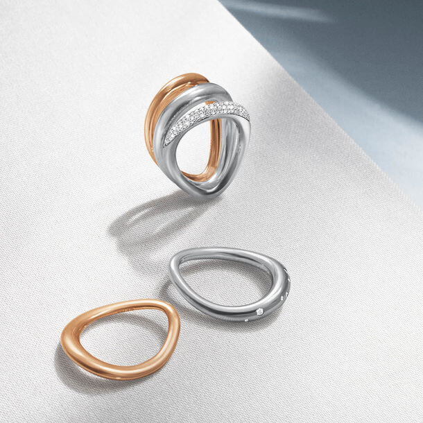 Offspring Ring Sølv Brillanter – Ægte håndværk fra Dirks Jewellery