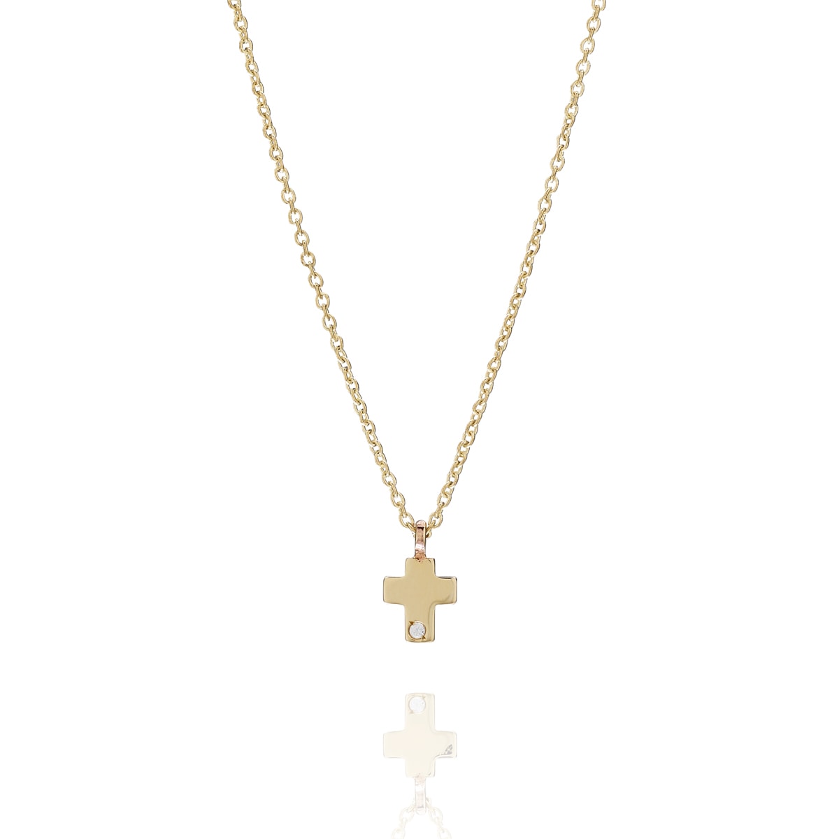 Petit, 14K guld kæde m. diamant – fra Dirks Jewellery | Dirks Jewellery