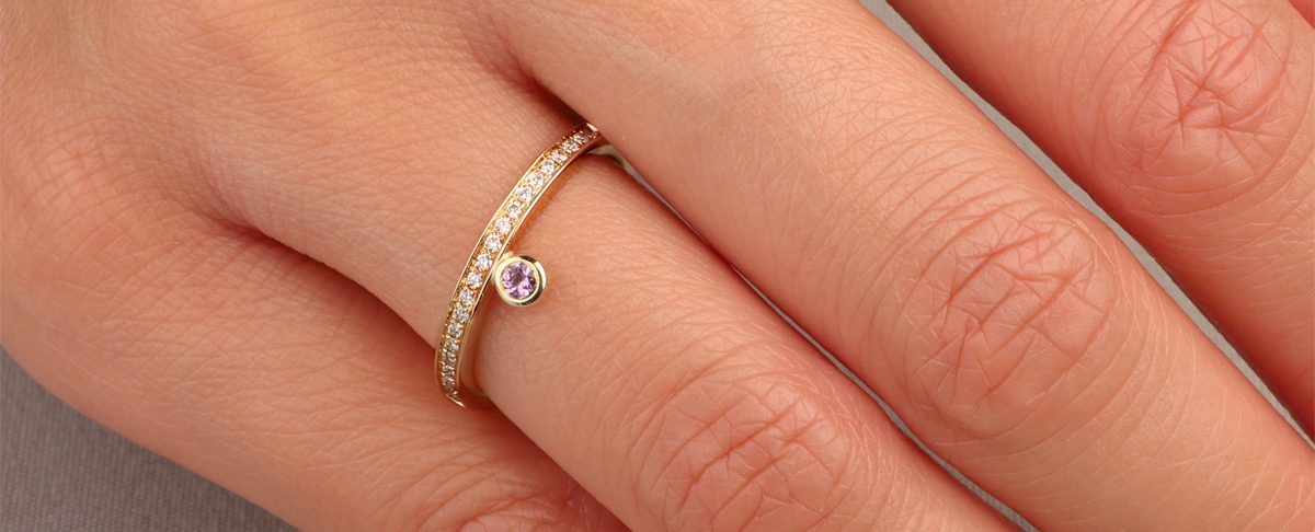 Puzzle Ring 14K Guld Safir – fra Dirks Jewellery | Dirks Jewellery