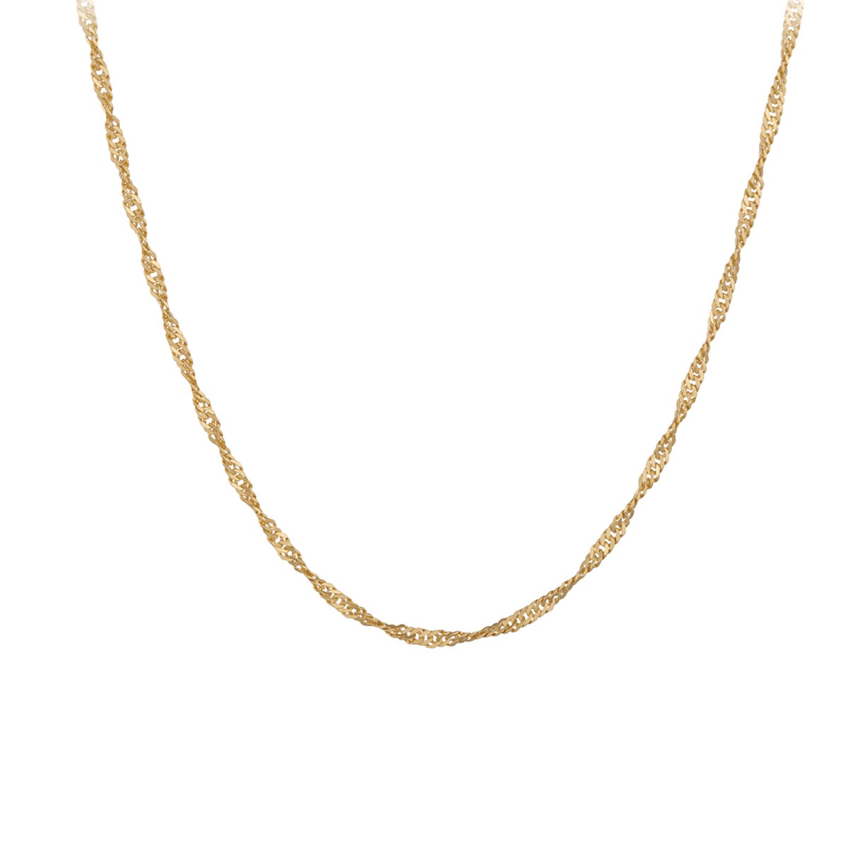 Singapore Halskæde Forgyldt Sølv – fra Dirks Jewellery | Dirks Jewellery