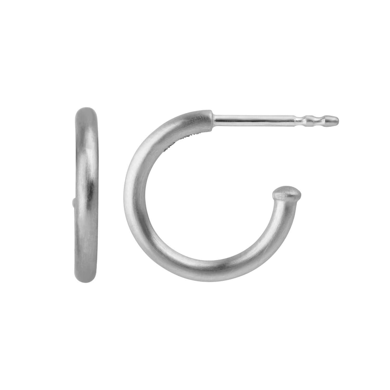 Stardust small, sølv halvcreol, massiv – Ægte håndværk fra Dirks Jewellery